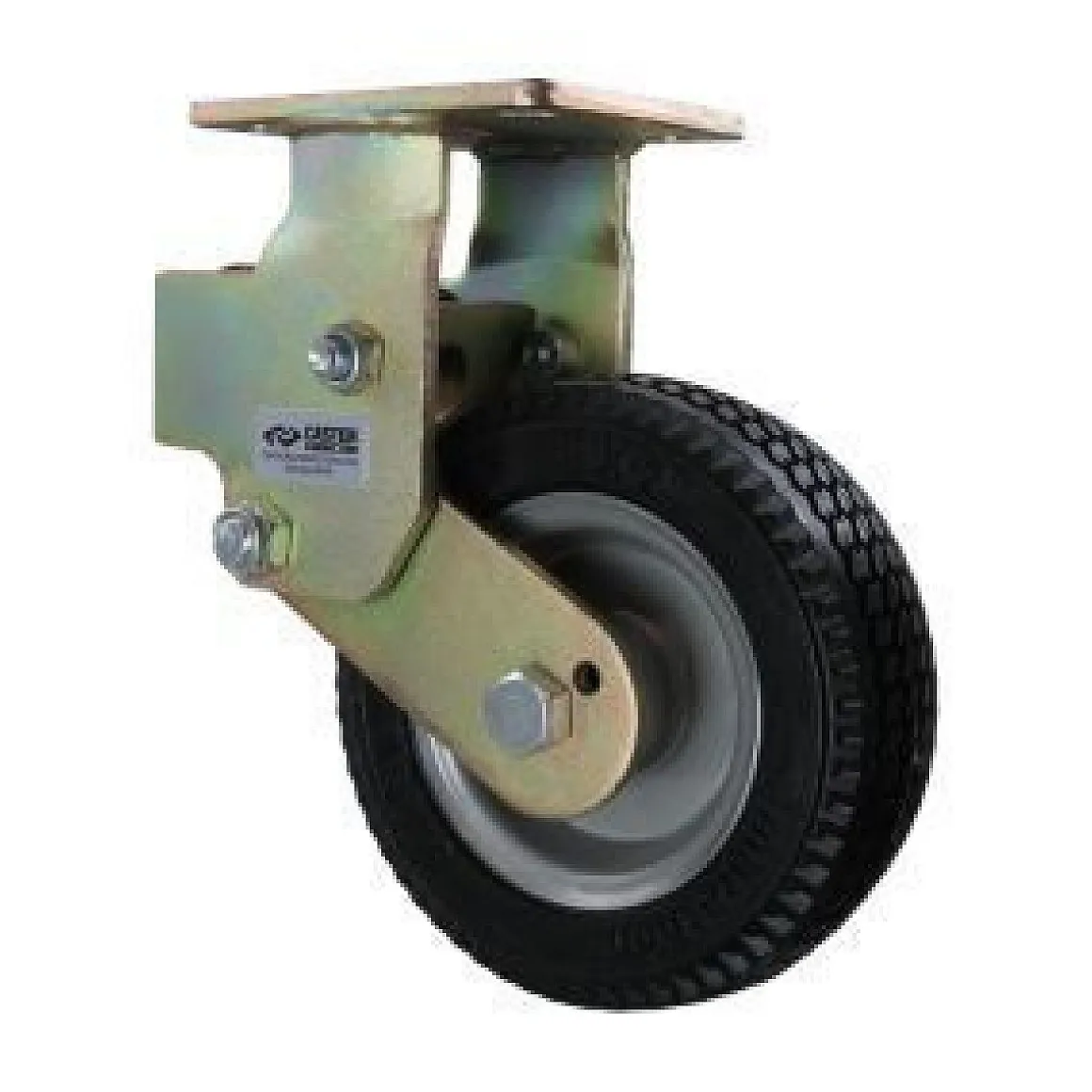 6" Air-Free Spring-Loaded Rigid Caster
