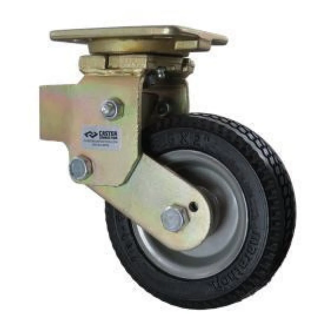 6" Air-Free Spring-Loaded Swivel Caster