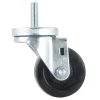 3" Black Rubber Swivel Caster