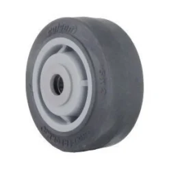 5" Black Thermoplastic Rubber Wheel