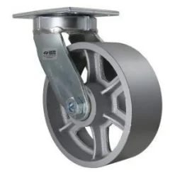 8" Cast Iron Kingpinless Swivel Caster