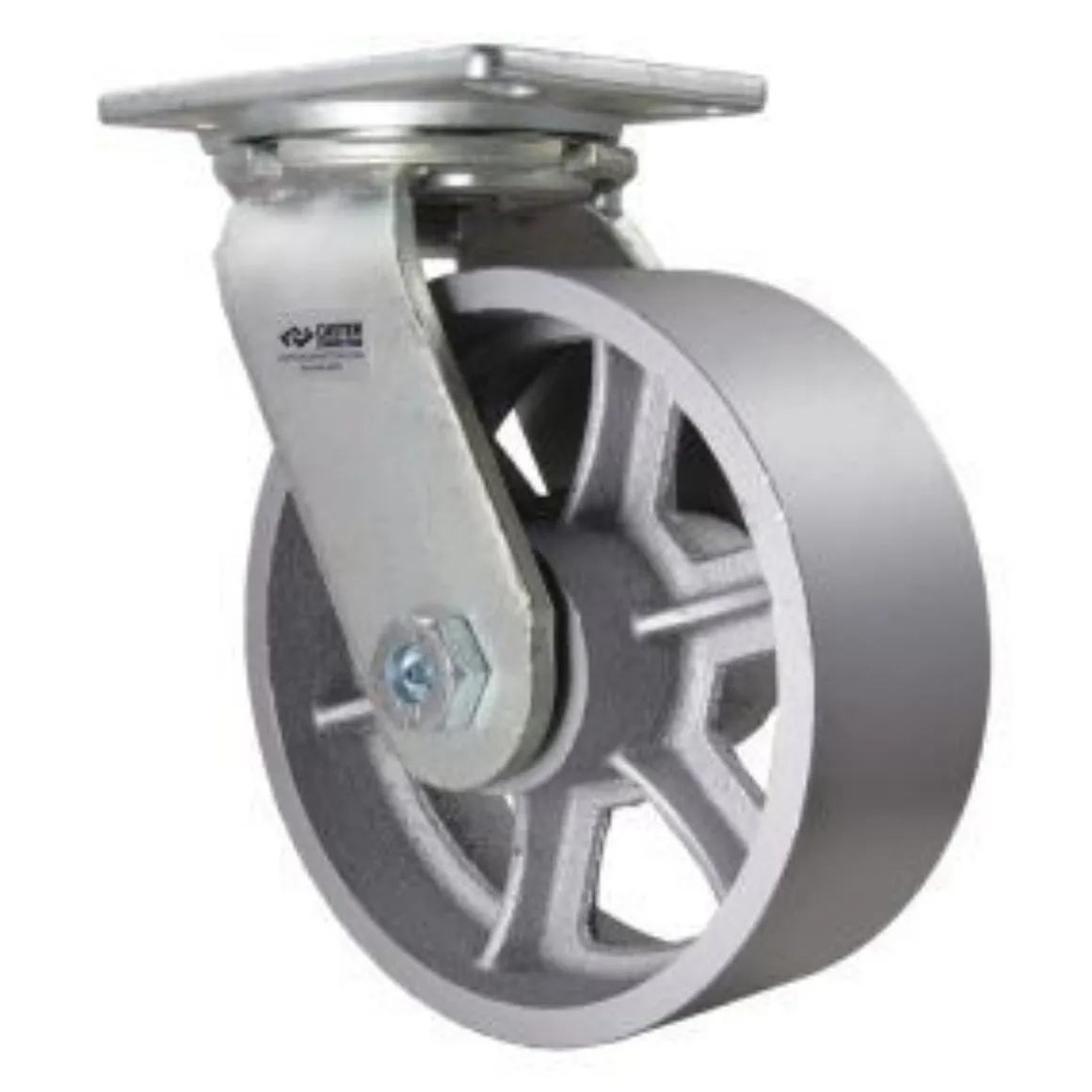 8" Cast Iron Swivel Caster