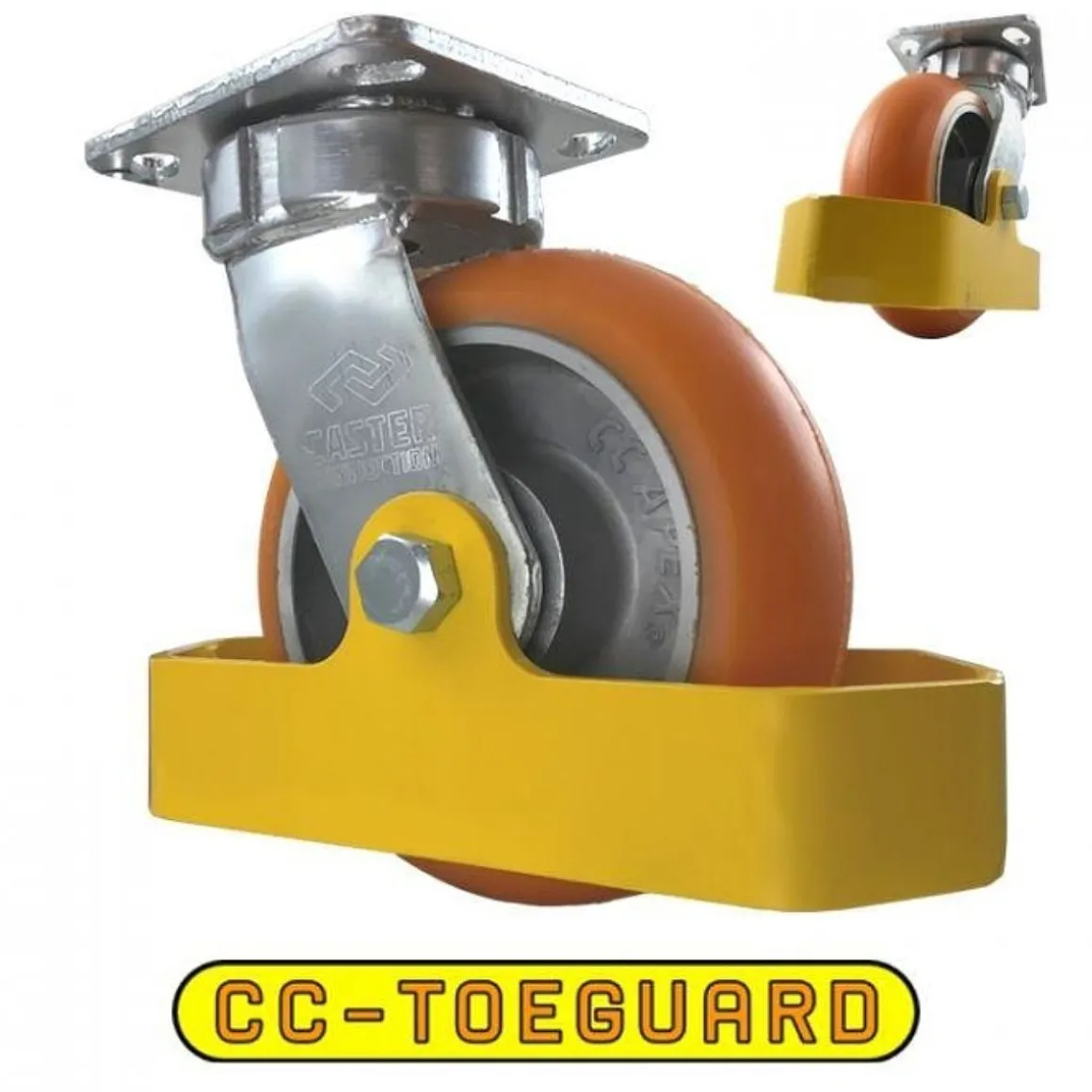 6" CC Apex Kingpinless Swivel Caster
