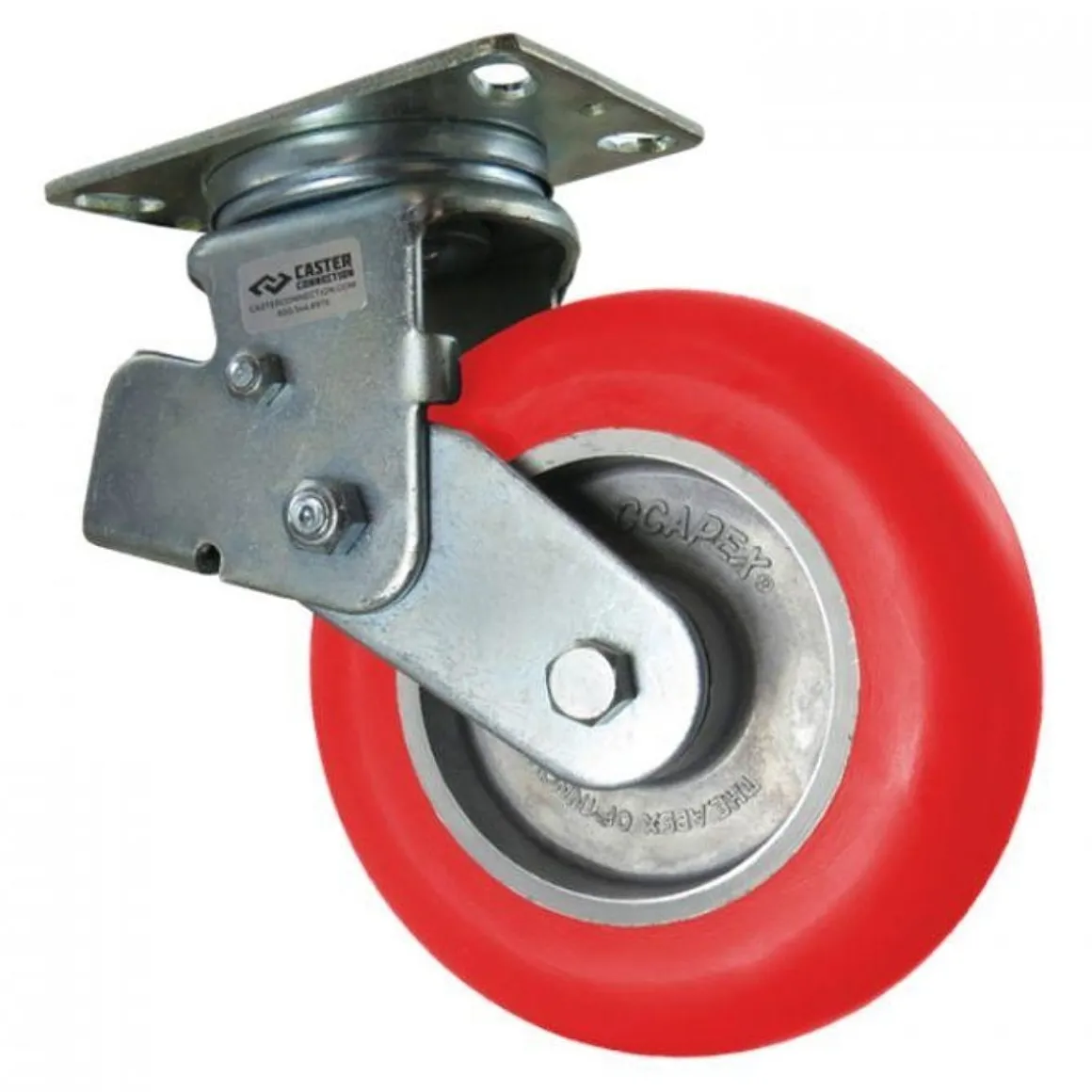 8" CC Apex Spring-Loaded Swivel Caster