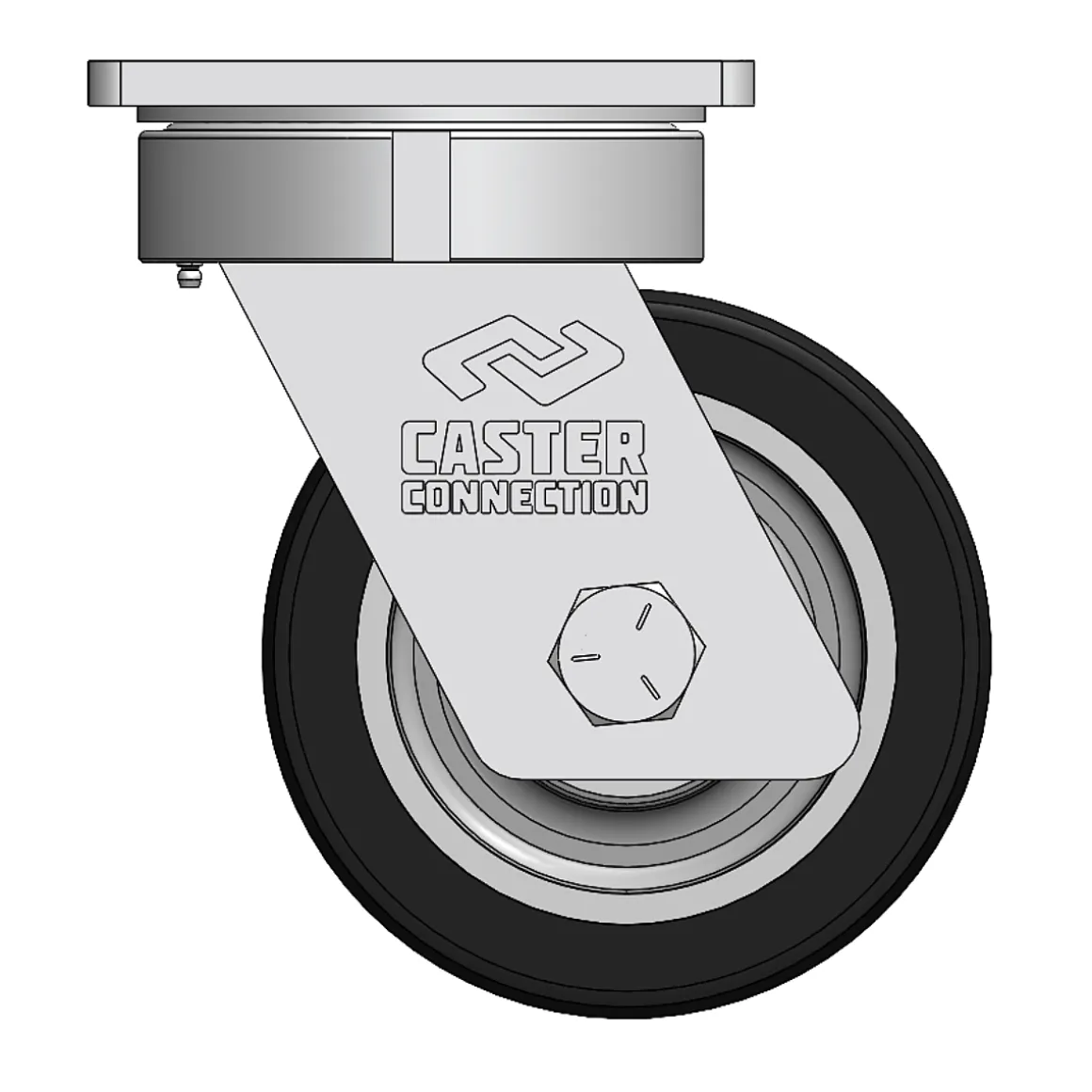 8" CC Dynamo 95A Heavy Duty Forged Kingpin Swivel Caster