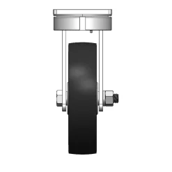 12" CC Dynamo 95A Heavy Duty Kingpinless Swivel Caster