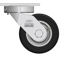 6" CC Dynamo 95A Heavy Duty Kingpinless Swivel Caster