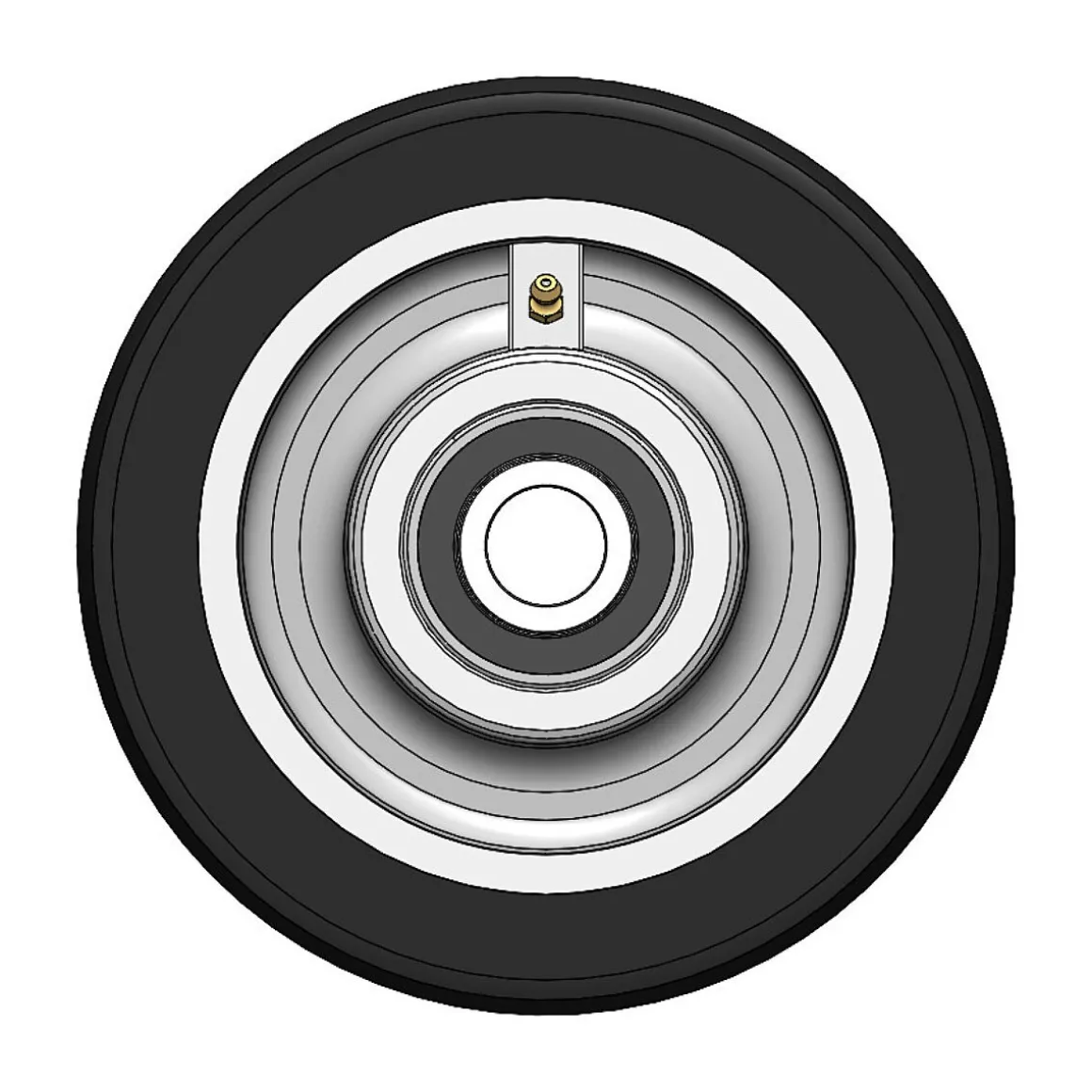 8" CC Dynamo (95A) Heavy Duty Wheel with Top Hats