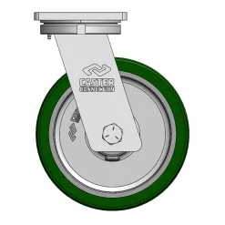 12" CC Dynamo 70D Heavy Duty Forged Kingpin Swivel Caster