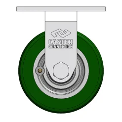 6" CC Dynamo 70D Heavy Duty Rigid Caster