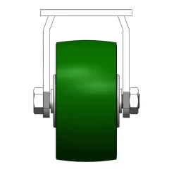 6" CC Dynamo 70D Heavy Duty Rigid Caster