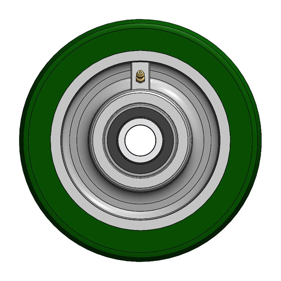 8" CC Dynamo (70D) Heavy Duty Wheel with Top Hats