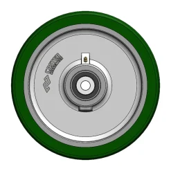 12" CC Dynamo (70D) Heavy Duty Wheel with Top Hats