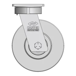 12" CC Juggernaut Cast Nylon Kingpinless Swivel Caster
