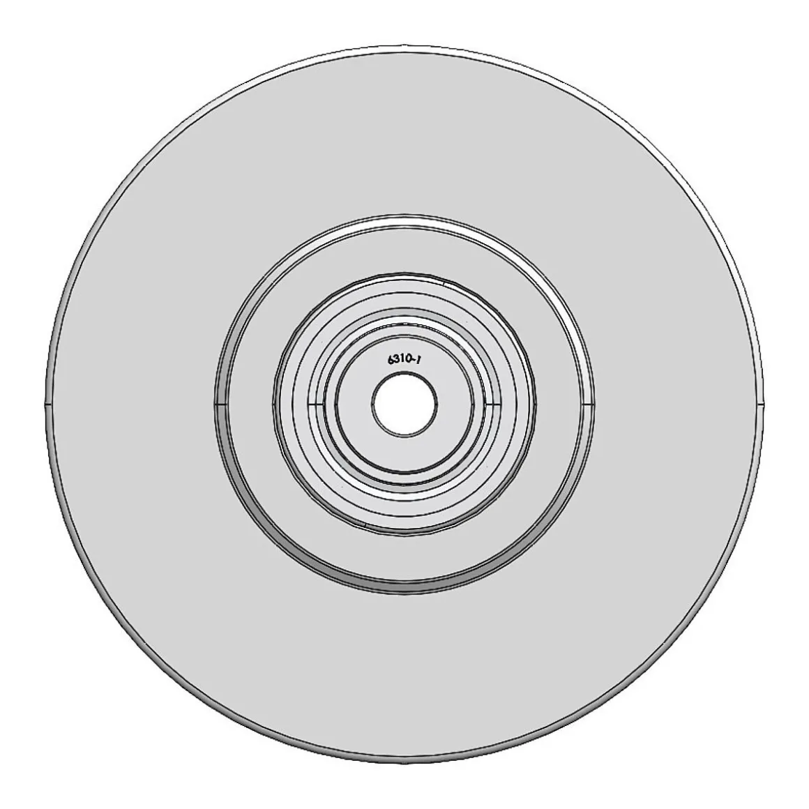 12" CC Juggernaut Heavy Duty Wheel with Top Hats
