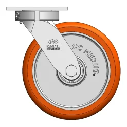 10" CC Nexus Heavy Duty Kingpinless Swivel Caster