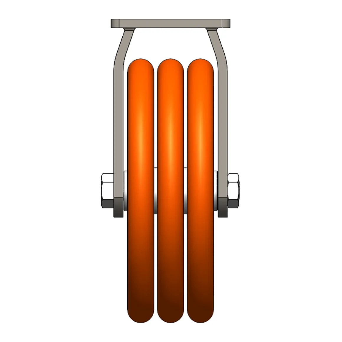 10" CC Nexus Heavy Duty Rigid Caster