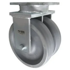 8" CC Nylex Dual-Wheel Rigid Caster