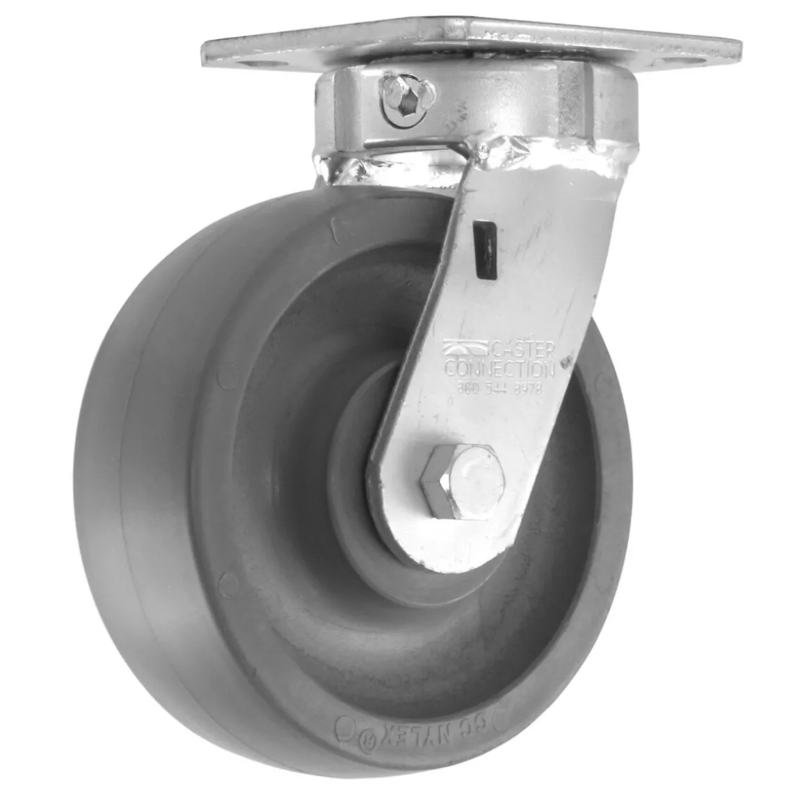6" CC Nylex Kingpinless Swivel Caster