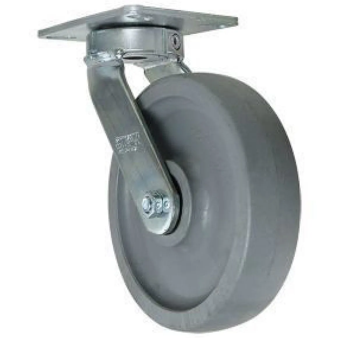 8" CC Nylex Kingpinless Swivel Caster with Extended Swivel Lead