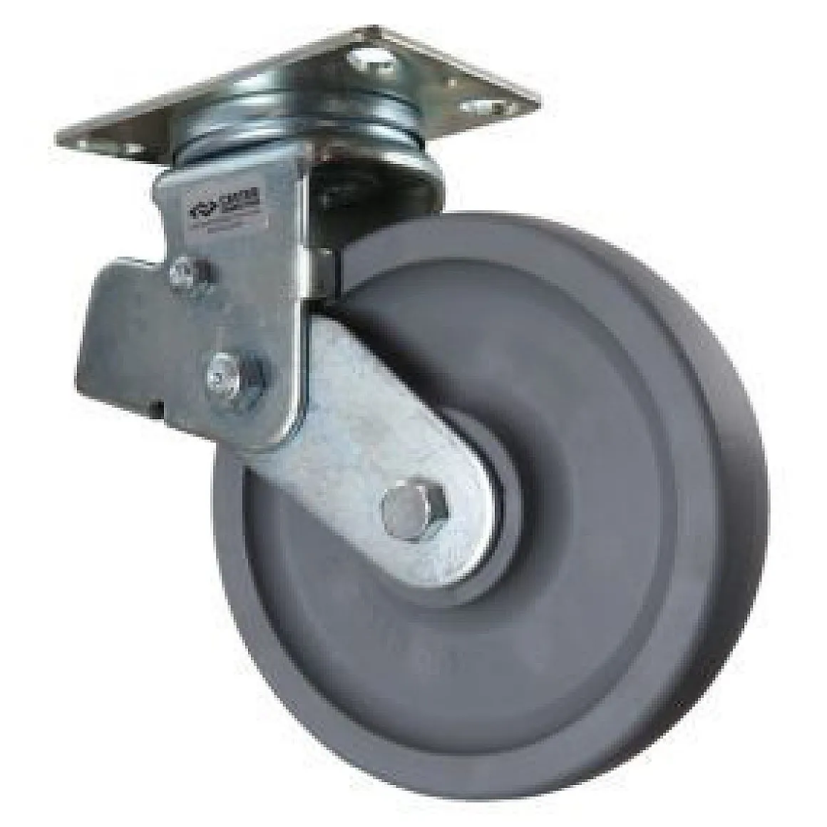 8" CC Nylex Spring-Loaded Swivel Caster