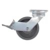 6" CC Peak Maintenance-Free Swivel CC Nylex Caster w/ Built-In Brake