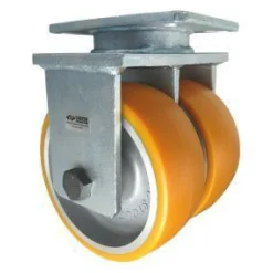 8" CC Stout Dual-Wheel Rigid Caster