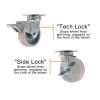 4" CC Stout HD Kingpinless Swivel Caster
