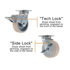 5" CC Stout HD Kingpinless Swivel Caster