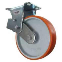 8" CC Stout HD Spring-Loaded Rigid Caster