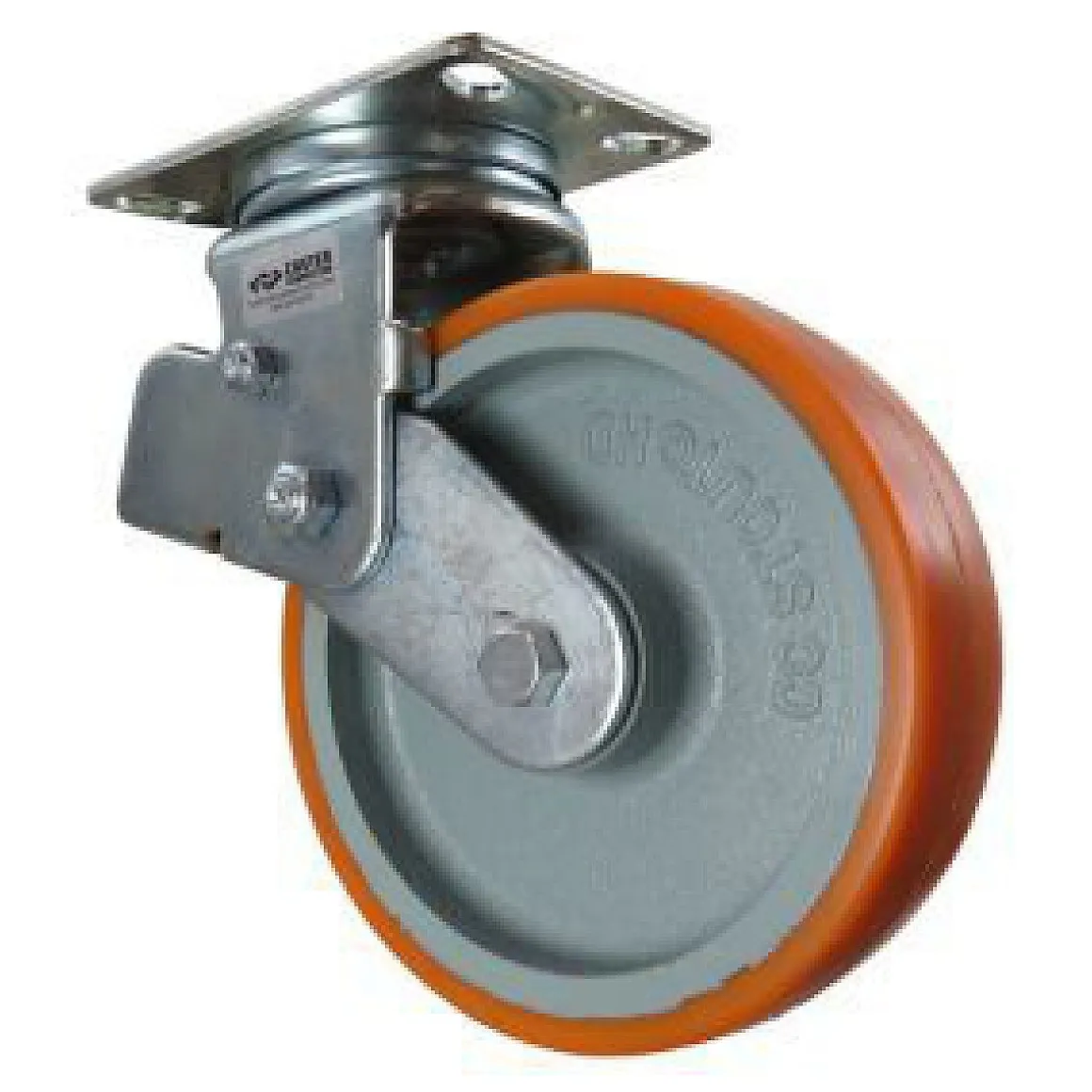 8" CC Stout HD Spring-Loaded Swivel Caster