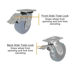 5" CC Stout HD Swivel Caster