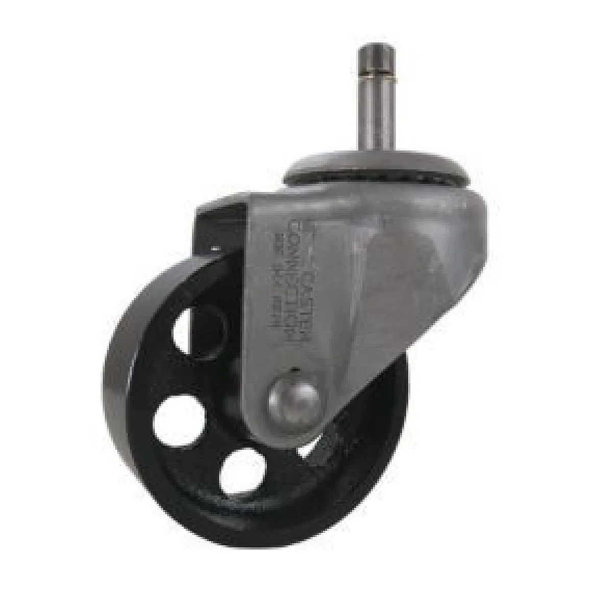3" CC Vintage Black Cast Iron Swivel Caster
