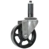 4" CC Vintage Black Cast Iron Swivel Caster