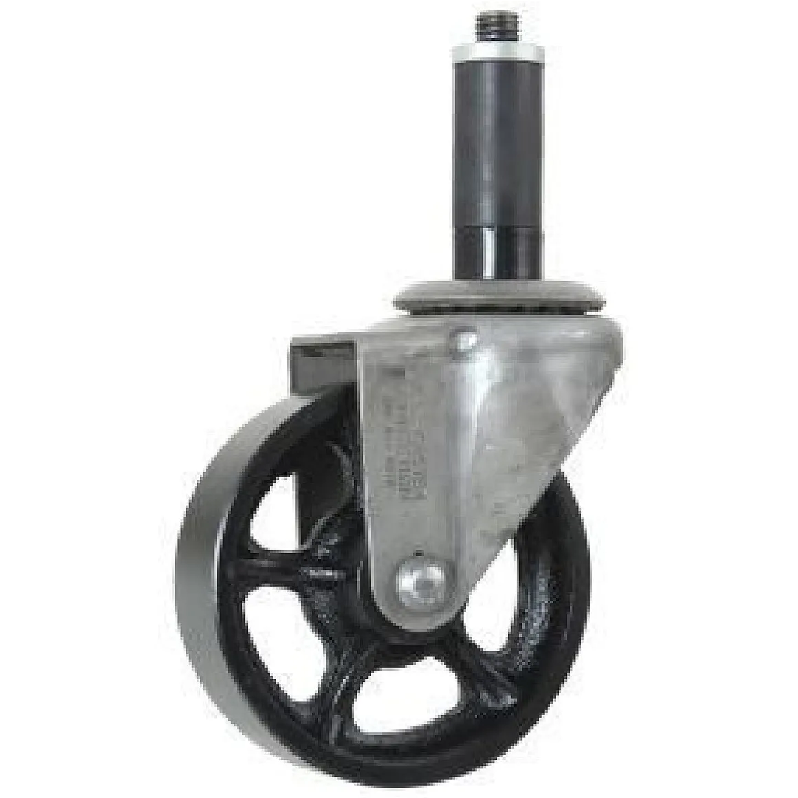 4" CC Vintage Black Cast Iron Swivel Caster