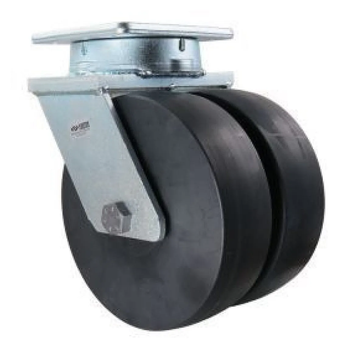 10" Dual-Wheel Nylon Kingpinless Swivel Caster