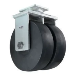 10" Dual-Wheel Nylon Rigid Caster