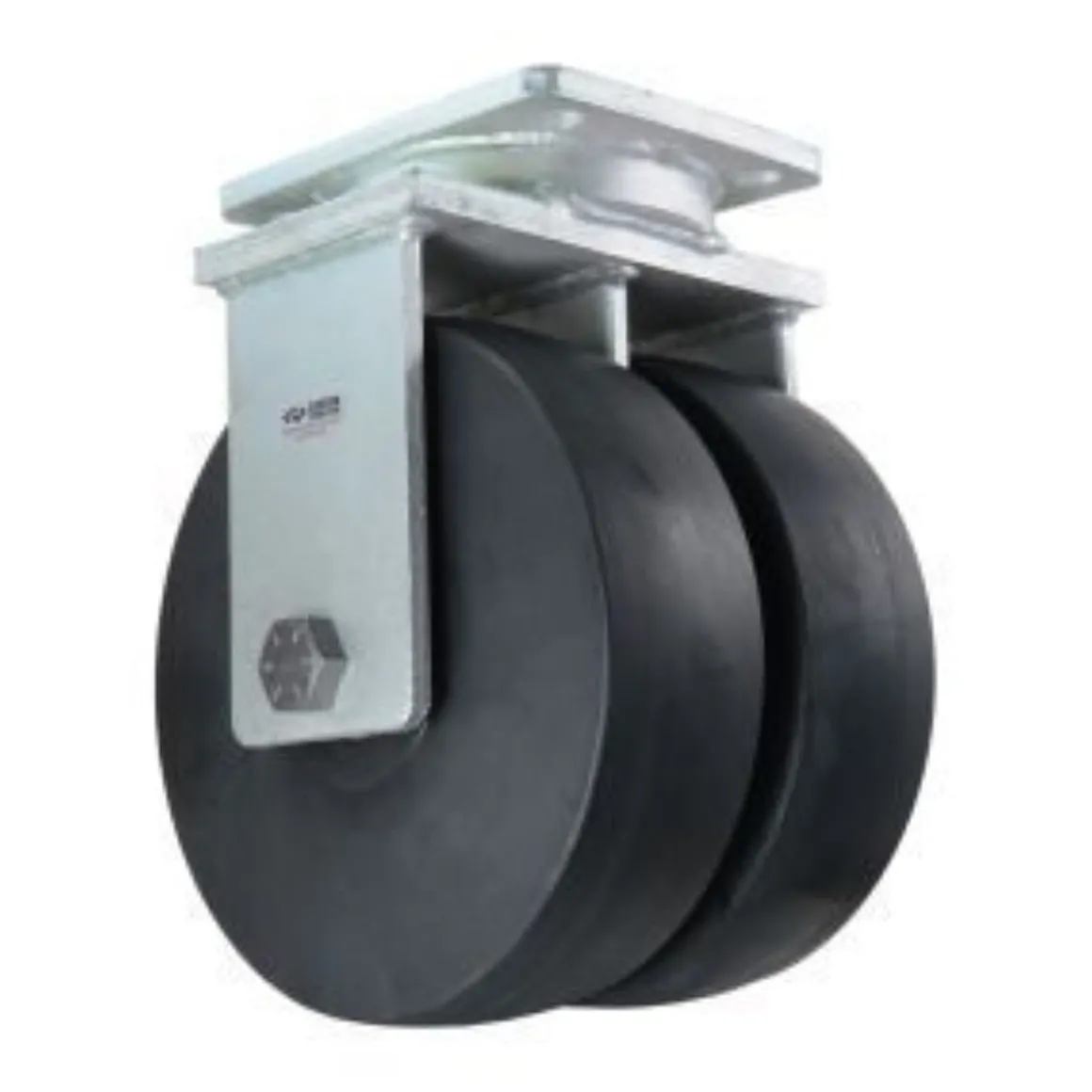 10" Dual-Wheel Nylon Rigid Caster