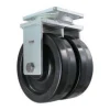 10" Dual-Wheel Phenolic Rigid Caster
