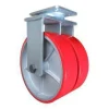 12" Dual-Wheel Polyurethane Rigid Caster