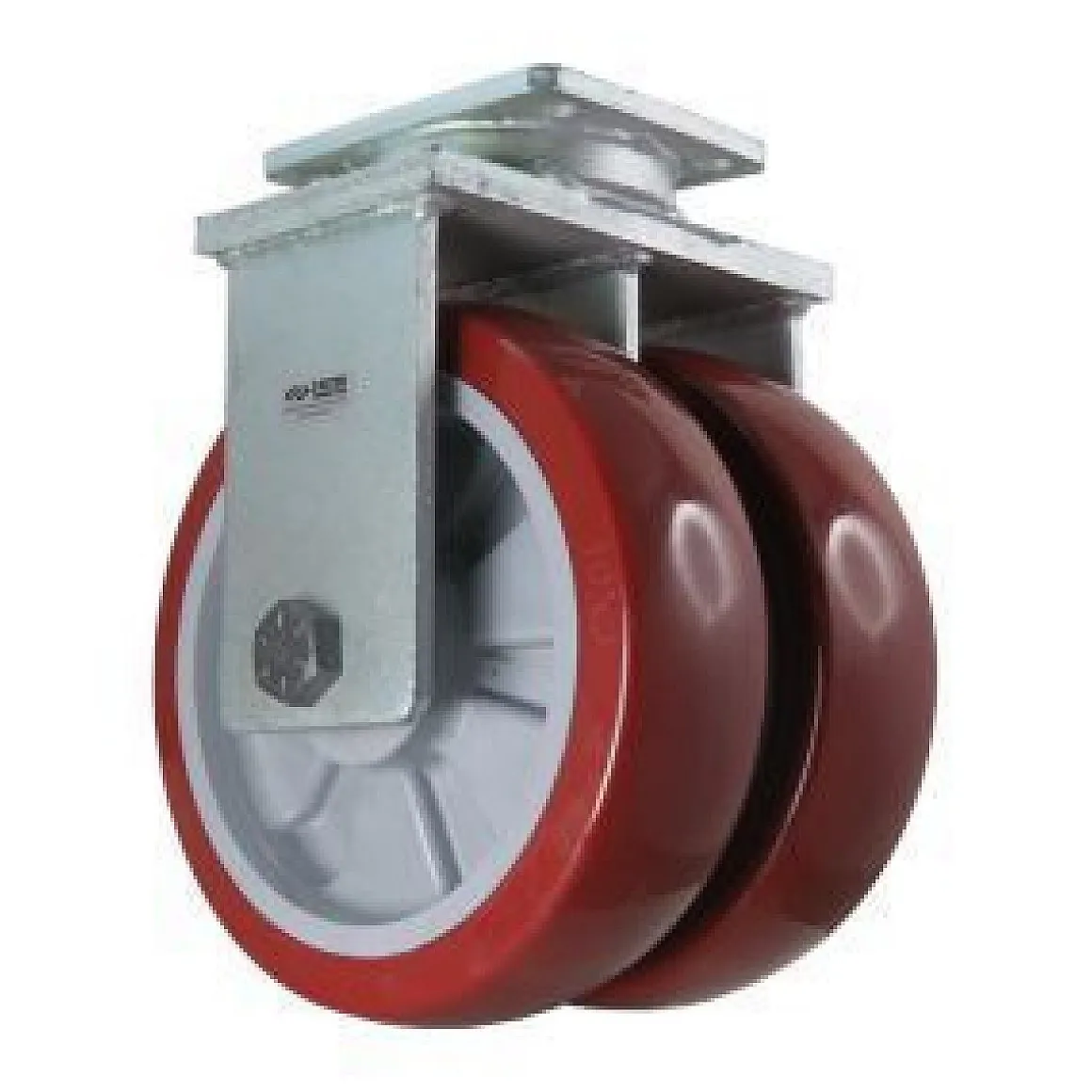 10" Dual-Wheel Polyurethane Rigid Caster