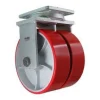 10" Dual-Wheel Polyurethane Rigid Caster