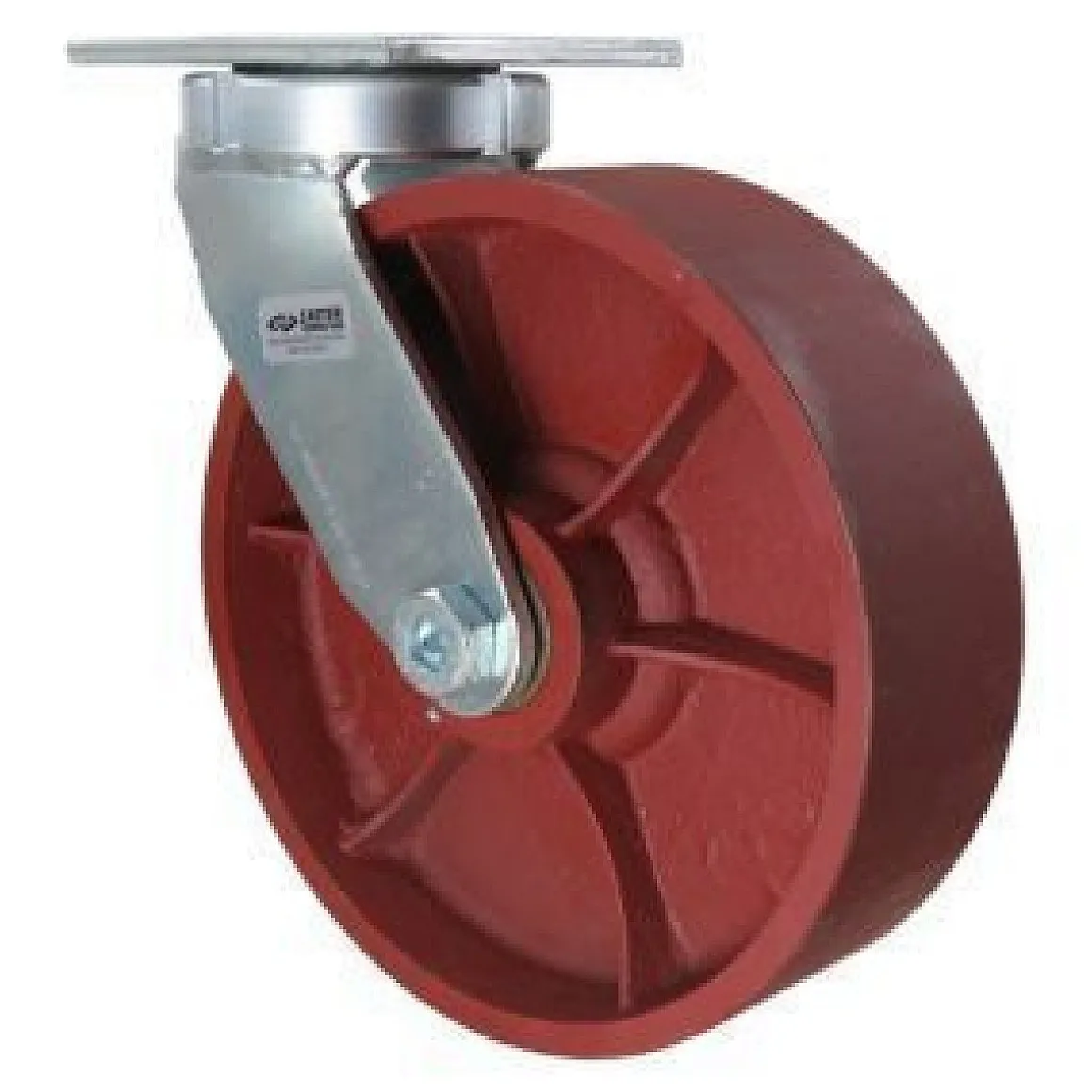 10" Ductile Steel Kingpinless Swivel Caster