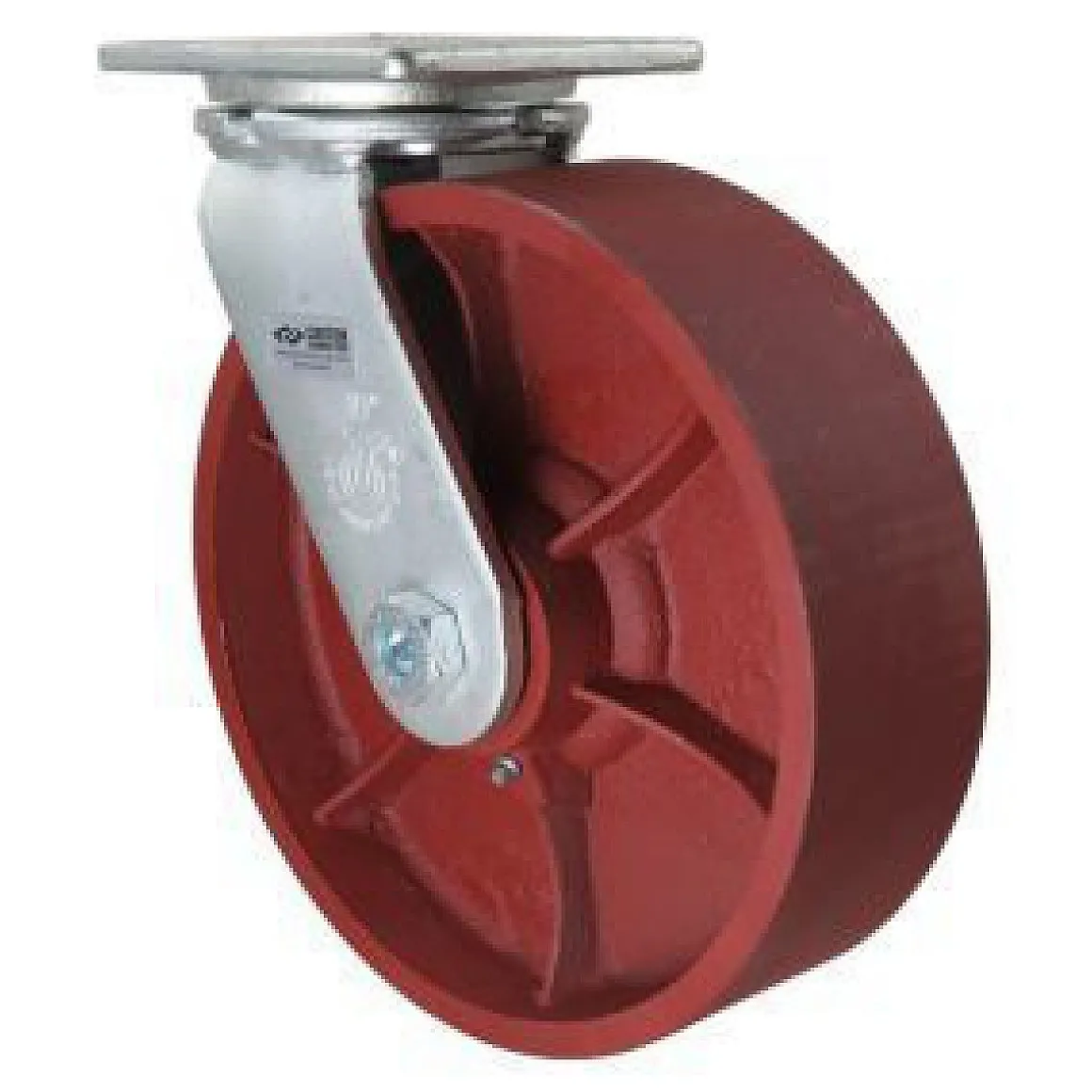 10" Ductile Steel Swivel Caster