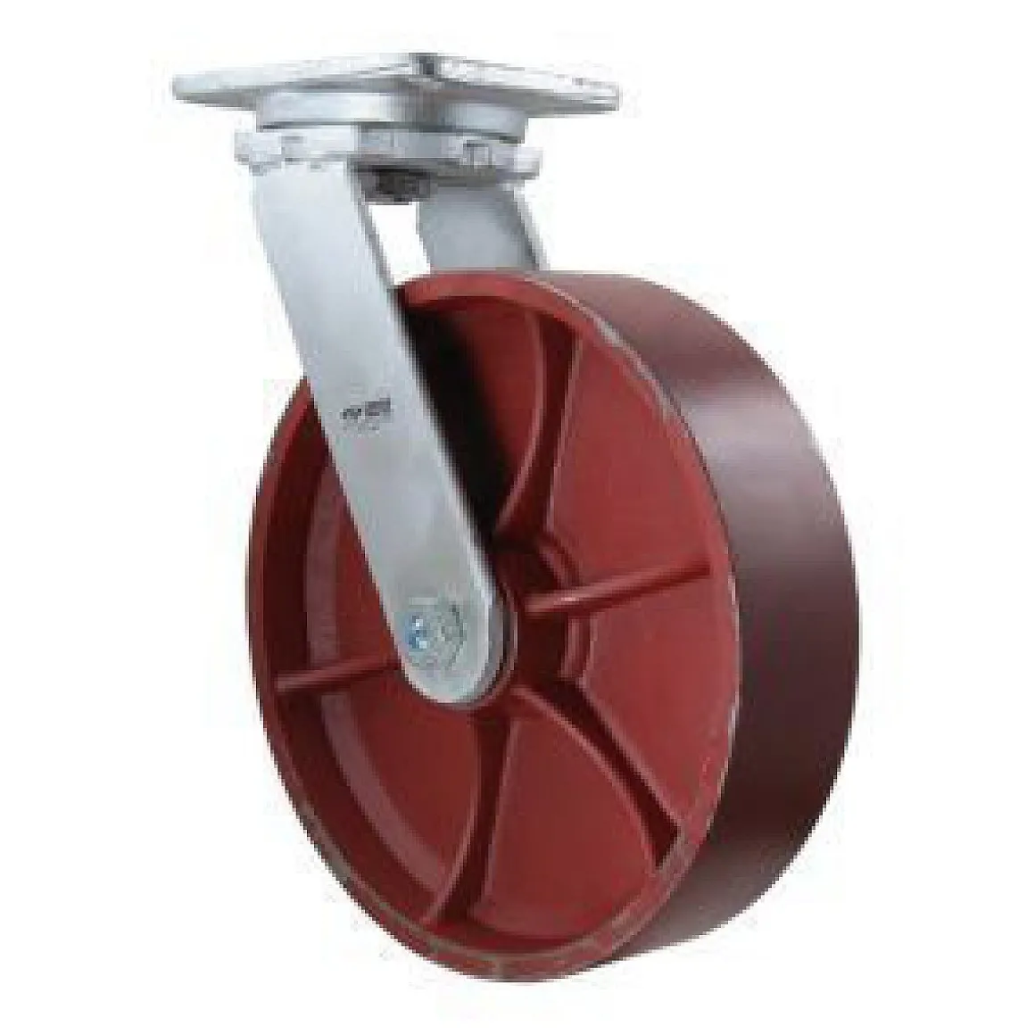 12" Ductile Steel Swivel Caster