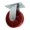 6" Ductile Steel V-Groove Rigid Caster