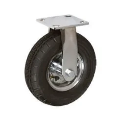 8" Foam-Filled Flat-Free Rigid Caster