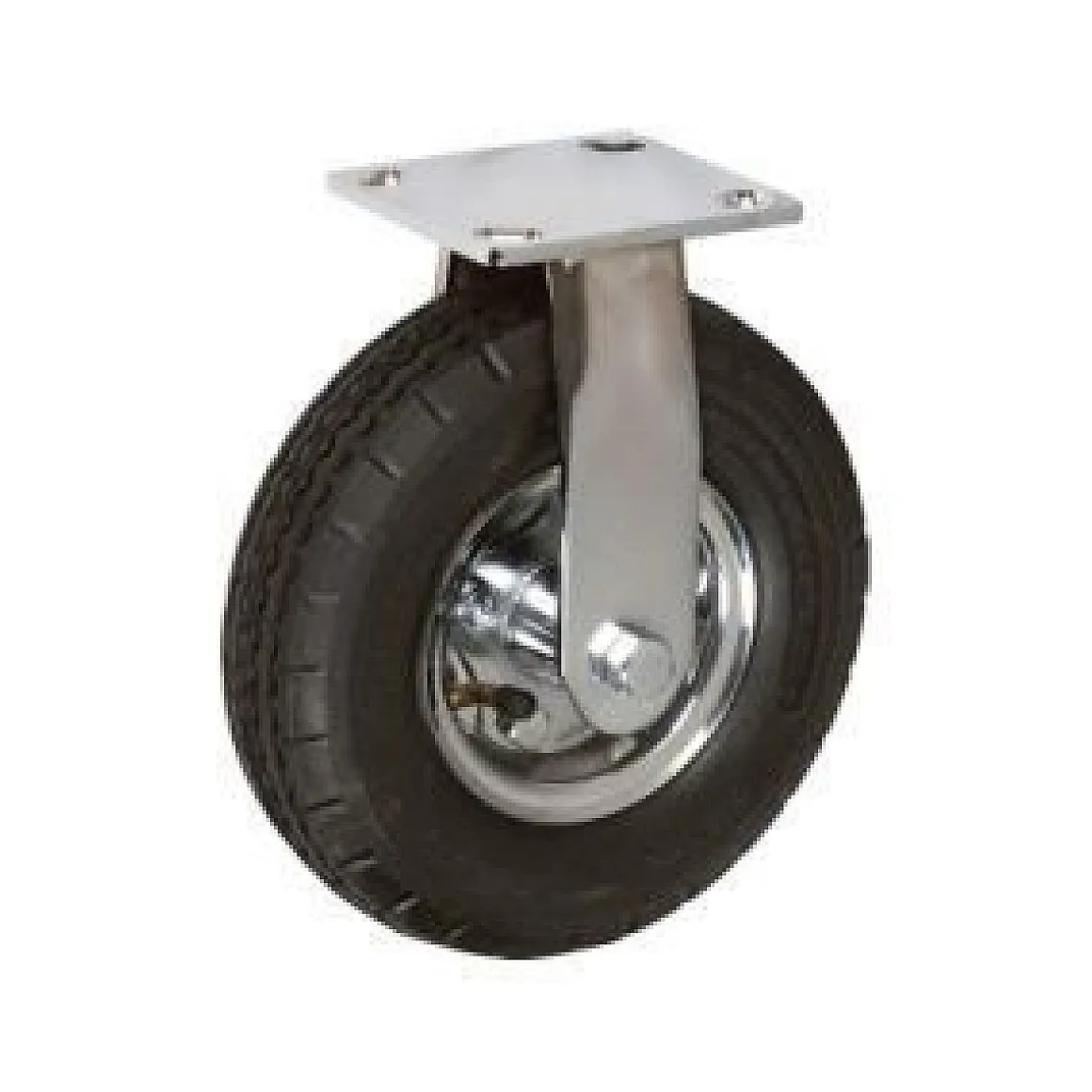 8" Foam-Filled Flat-Free Rigid Caster