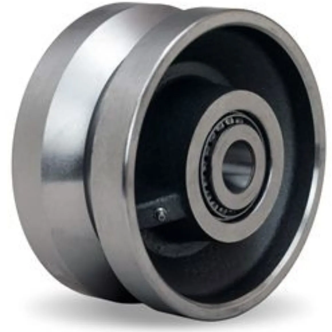 8" Forged Steel V-Groove Wheel