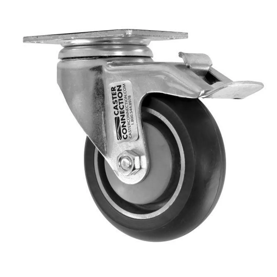 4" Gray CC Apex Swivel Caster